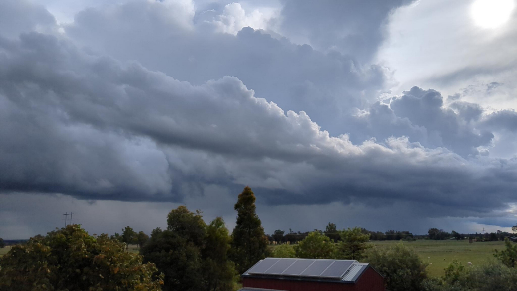 A storm front approaching